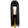 Long Straight Two Tone Cosplay Wig With Bangs